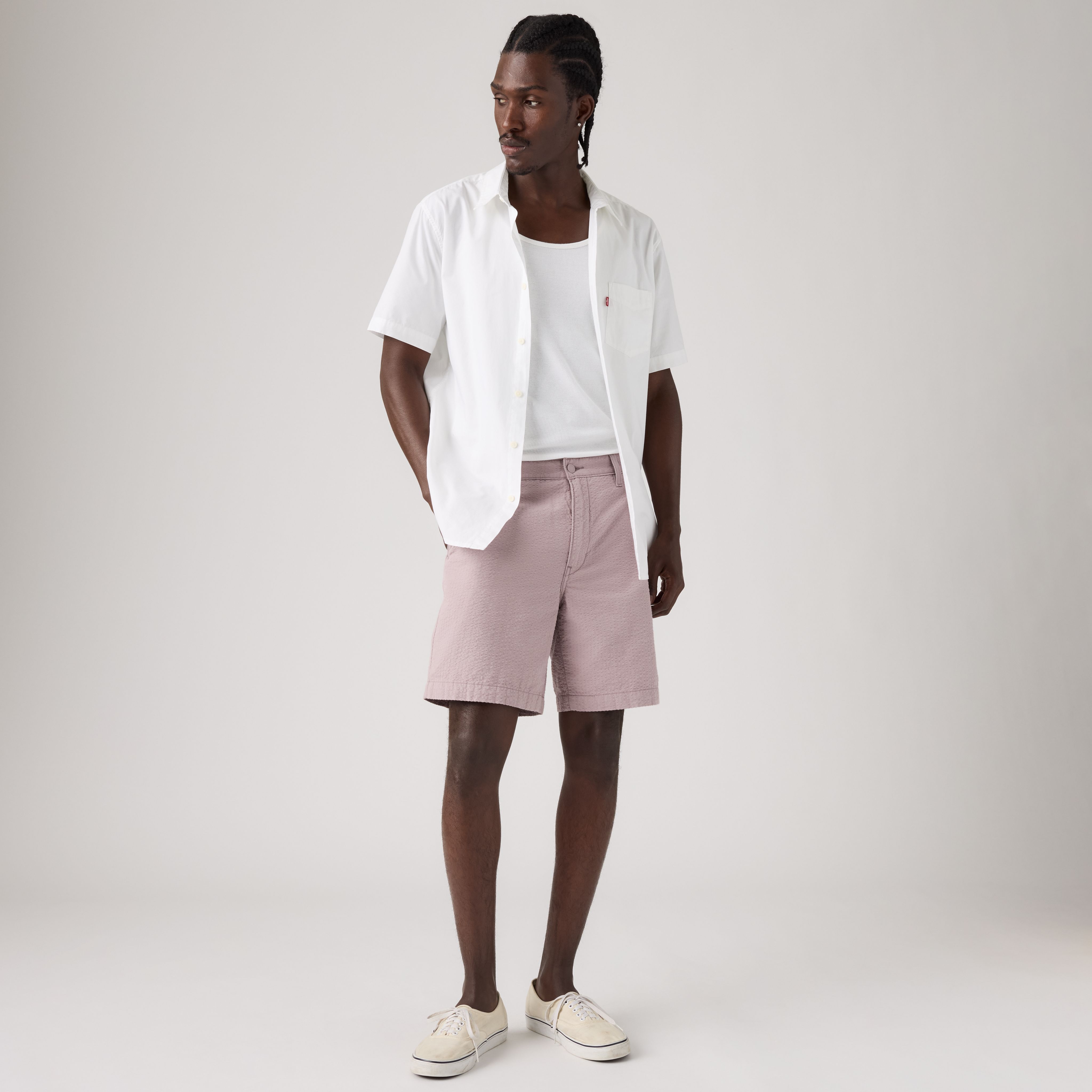 XX Chino Authentic Relaxed Seersucker 8" Men's Shorts 1