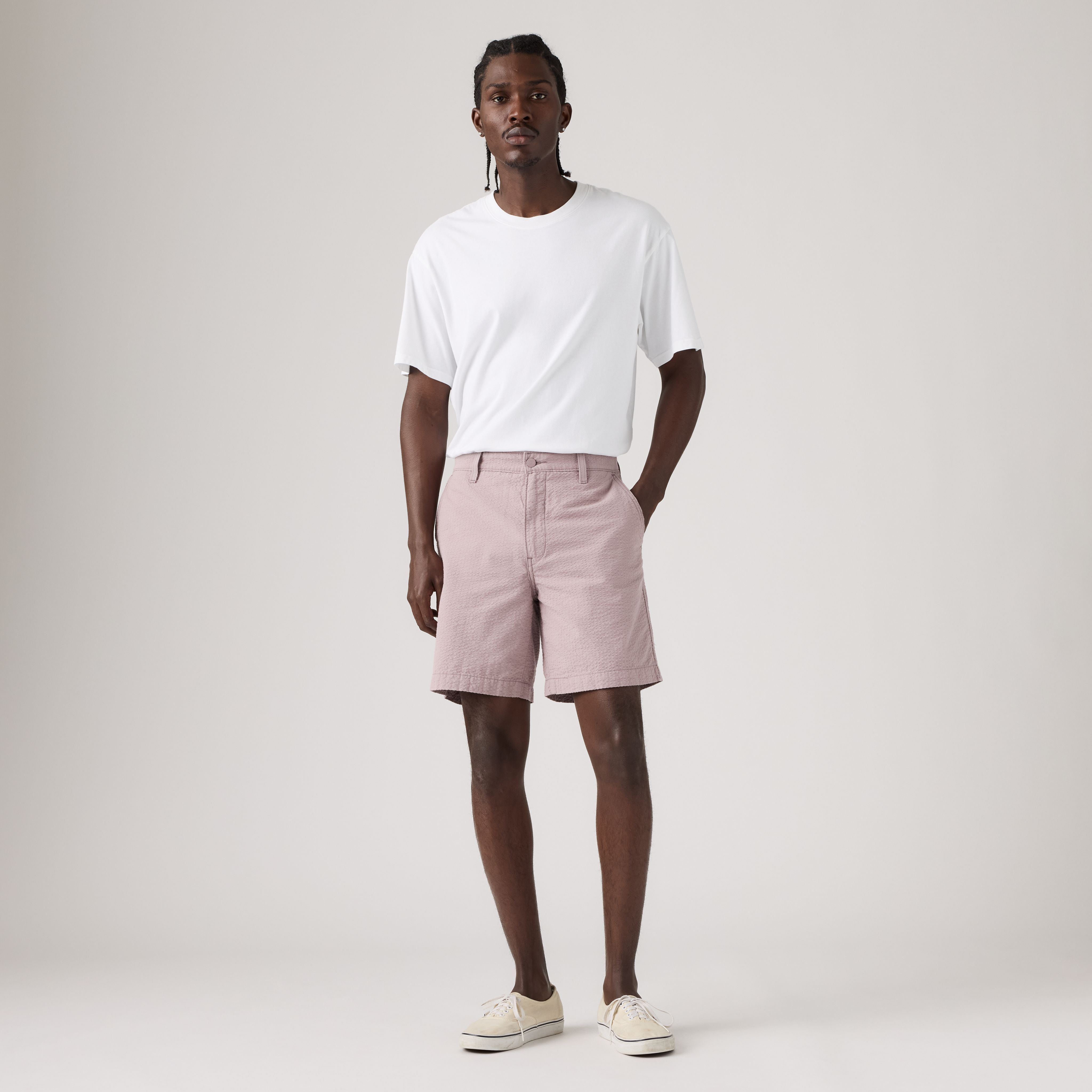 XX Chino Authentic Relaxed Seersucker 8" Men's Shorts 5