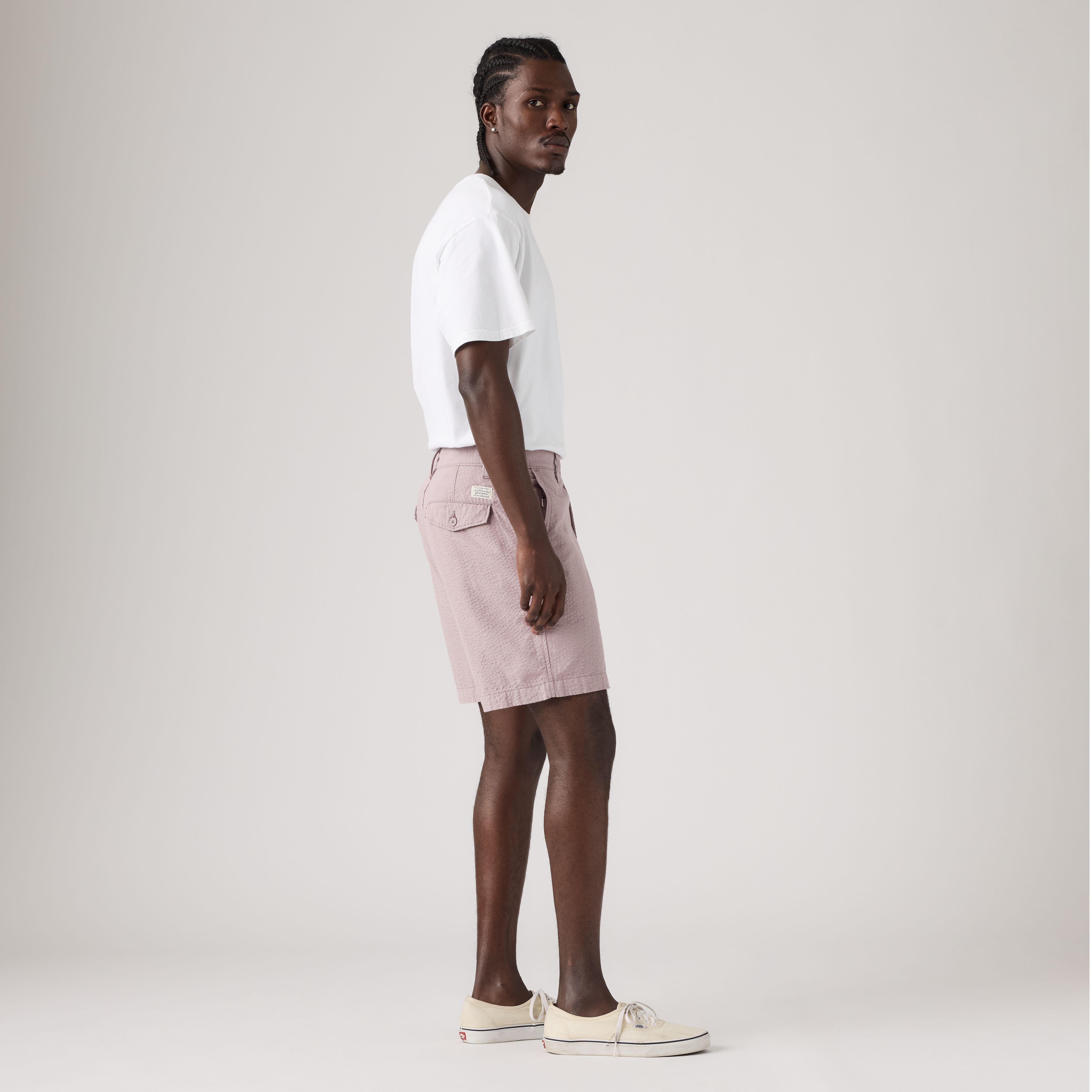 XX Chino Authentic Relaxed Seersucker 8" Men's Shorts 4