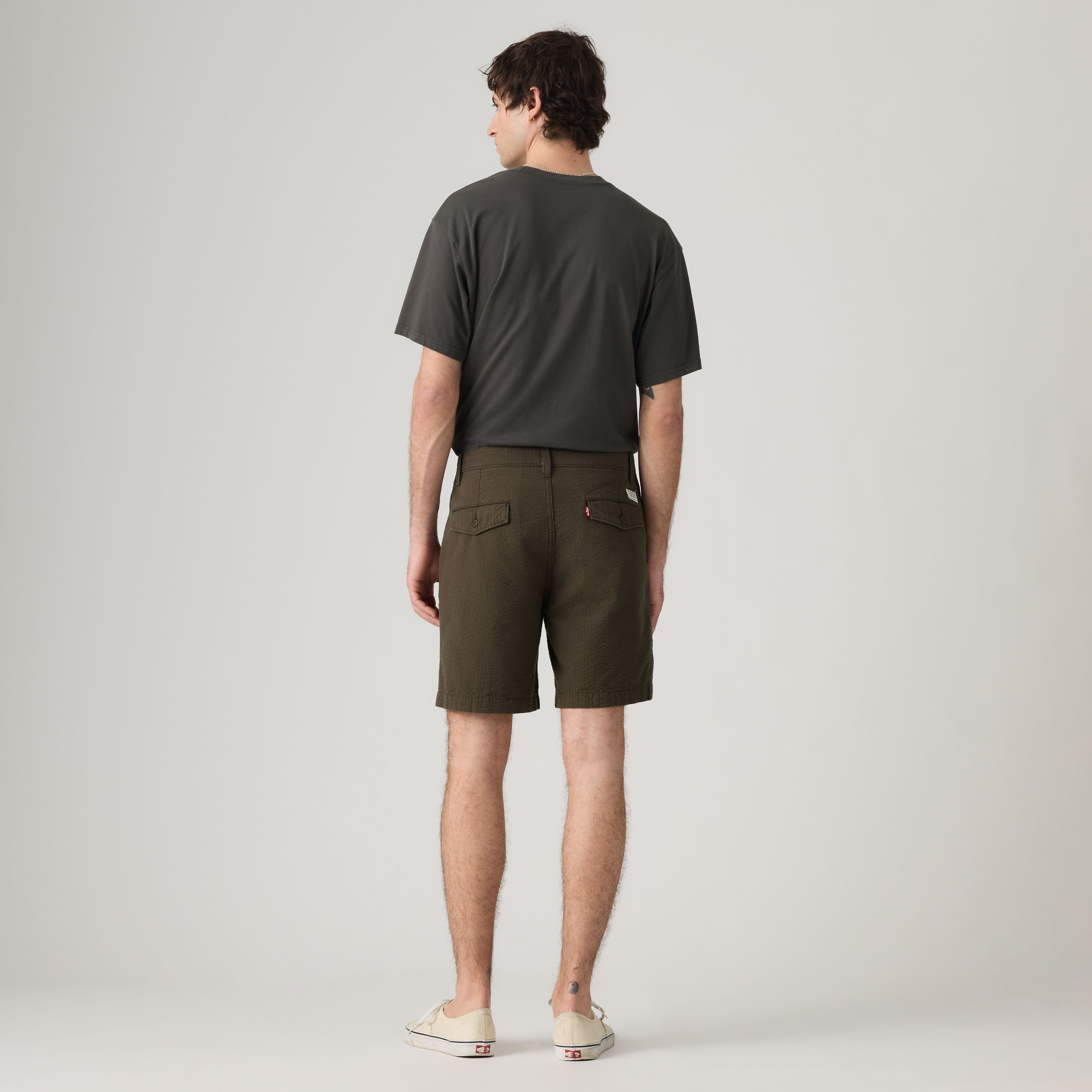XX Chino Authentic Relaxed Seersucker 8" Men's Shorts 3