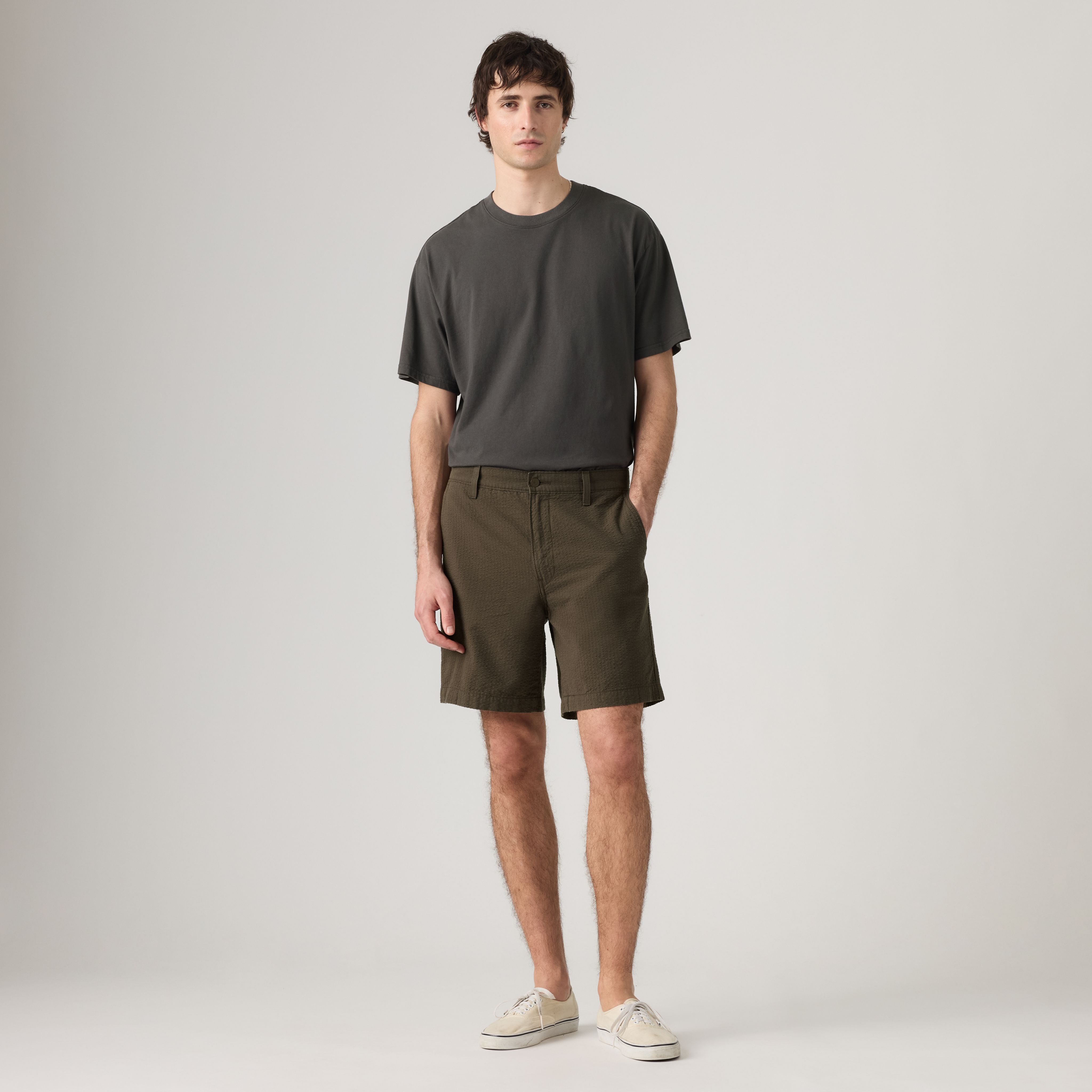 XX Chino Authentic Relaxed Seersucker 8" Men's Shorts 11