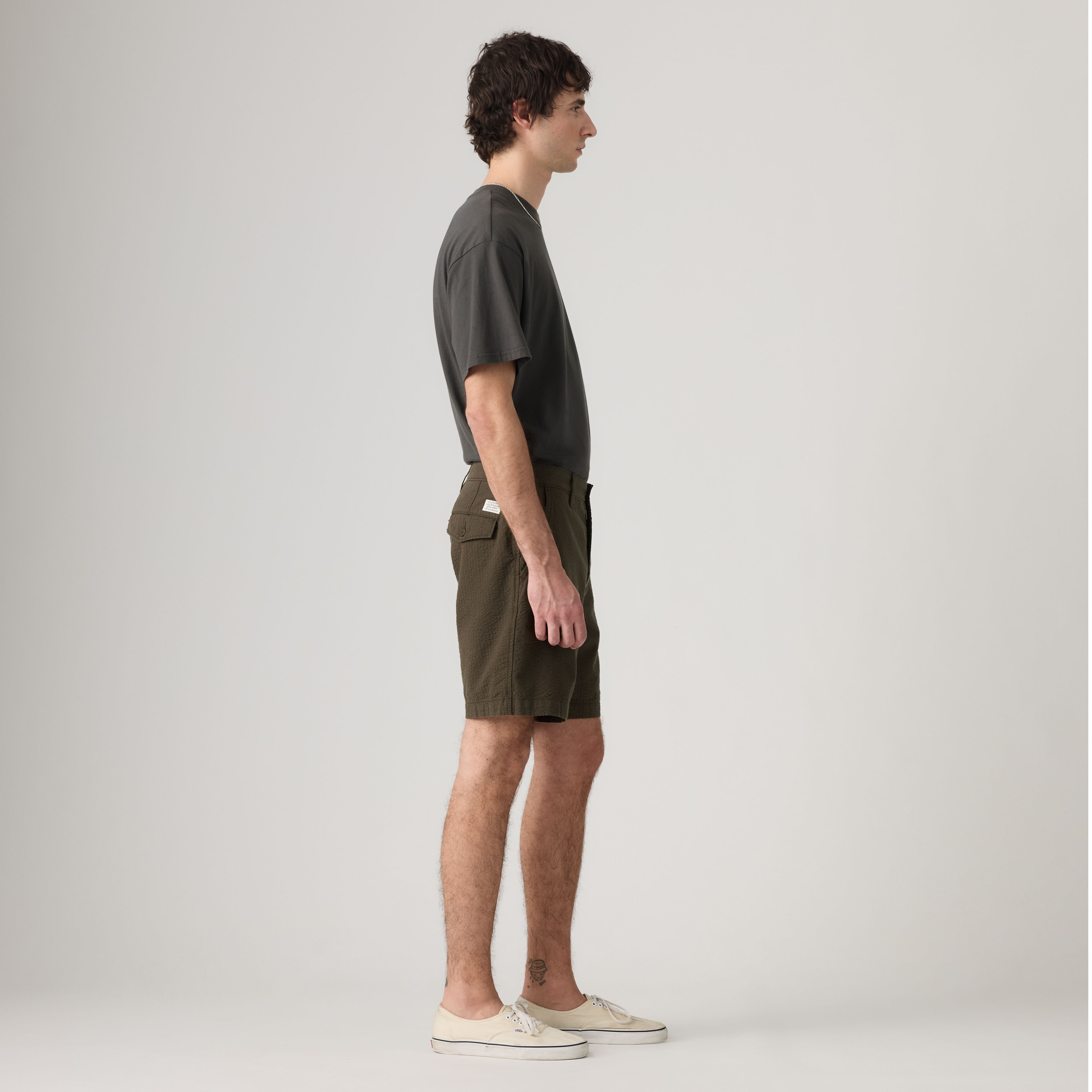 XX Chino Authentic Relaxed Seersucker 8" Men's Shorts 4