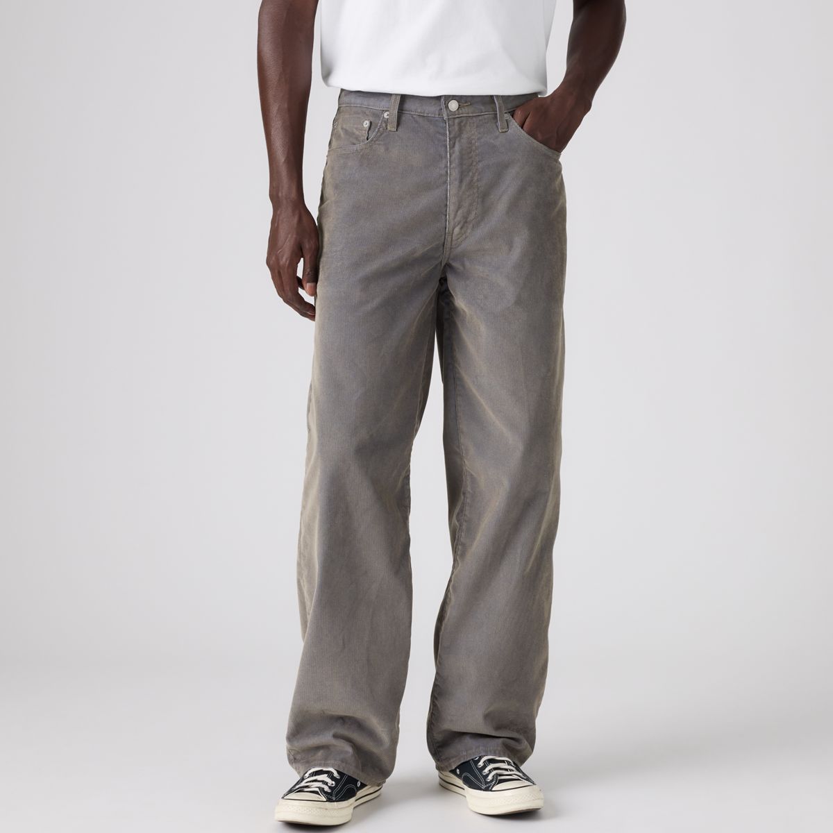 578™ Baggy Corduroy Men's Jeans — Worn-In Cord Dusk Khaki - Grey