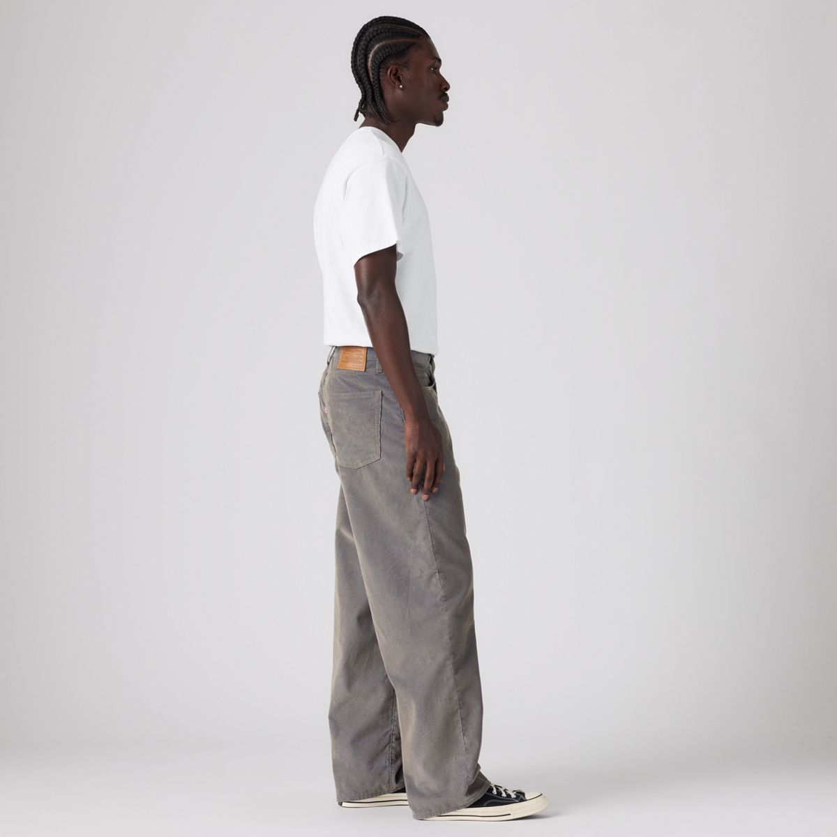 578™ Baggy Corduroy Men's Jeans — Worn-In Cord Dusk Khaki - Grey