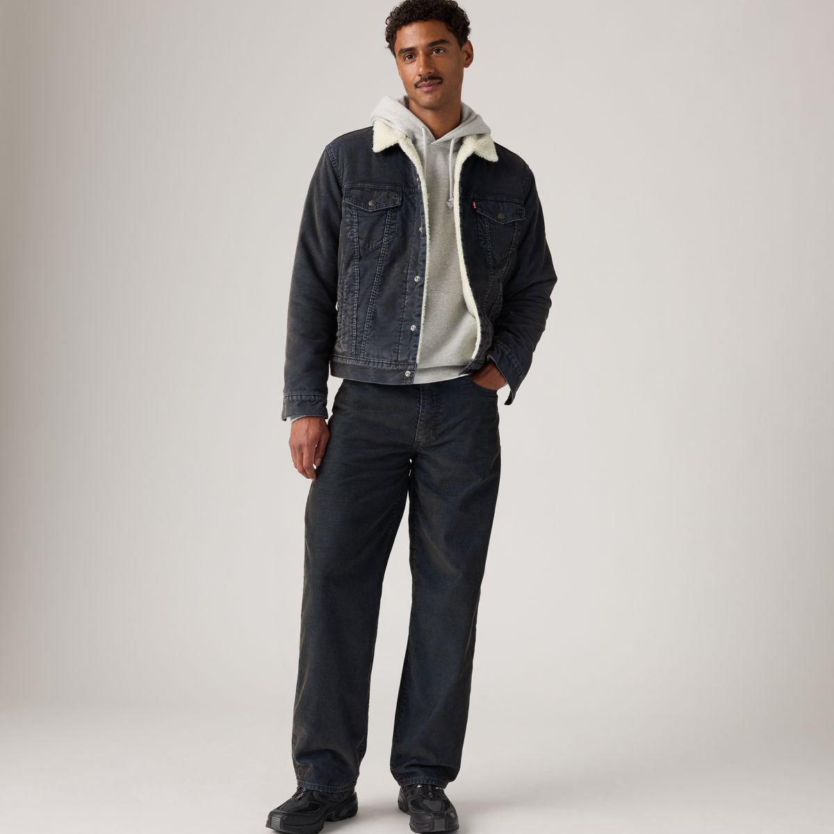 578™ Baggy Corduroy Men's Jeans — Worn-In Cord Delft Steelhead - Multi-Color