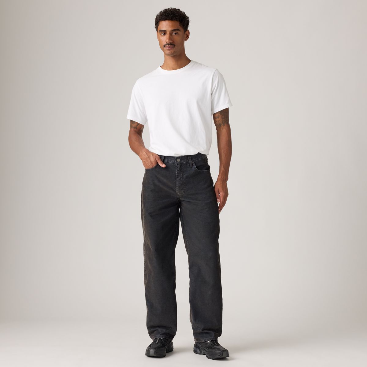578™ Baggy Corduroy Men's Jeans — Worn-In Cord Delft Steelhead - Multi-Color
