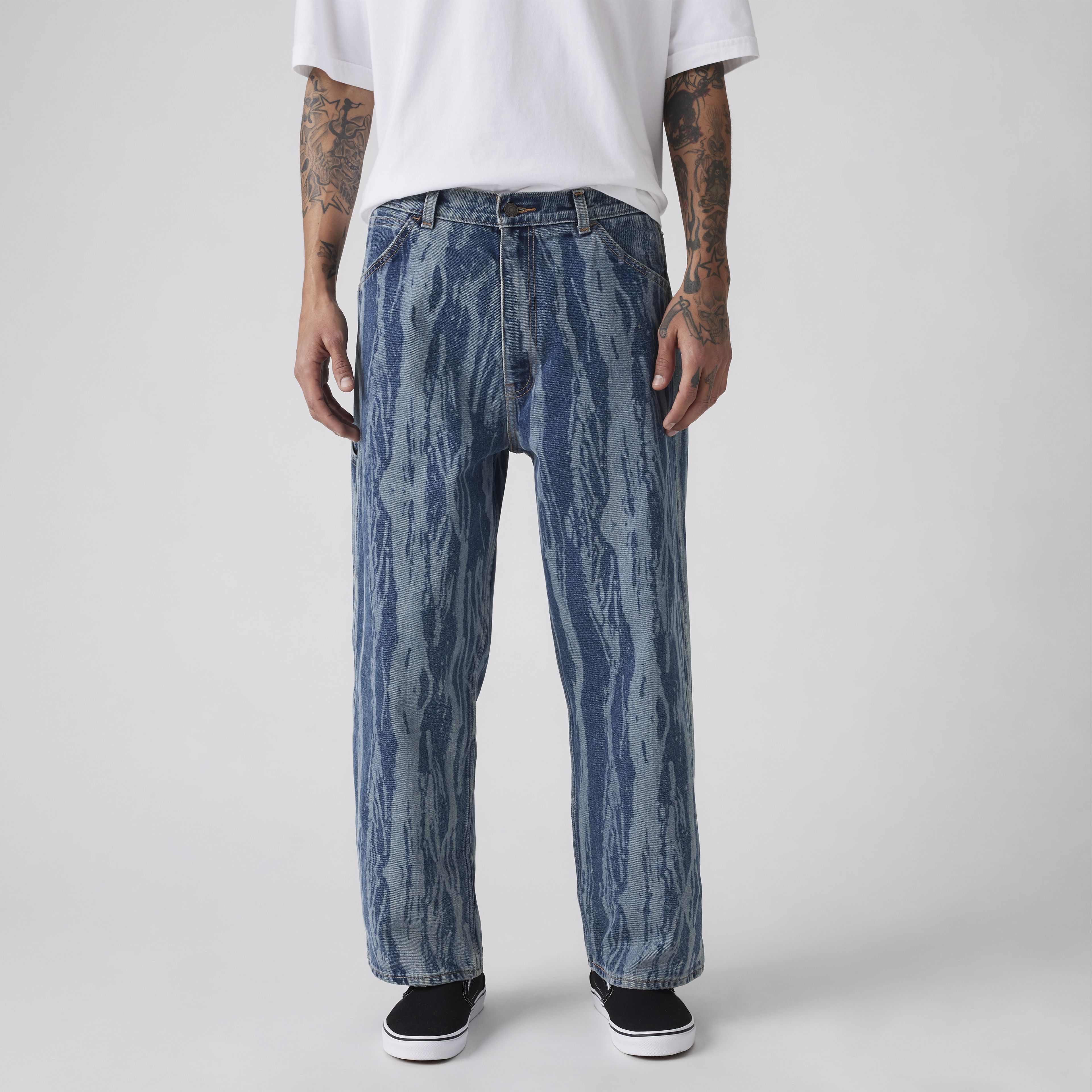 Skateboarding Cropped Carpenter Men's Jeans