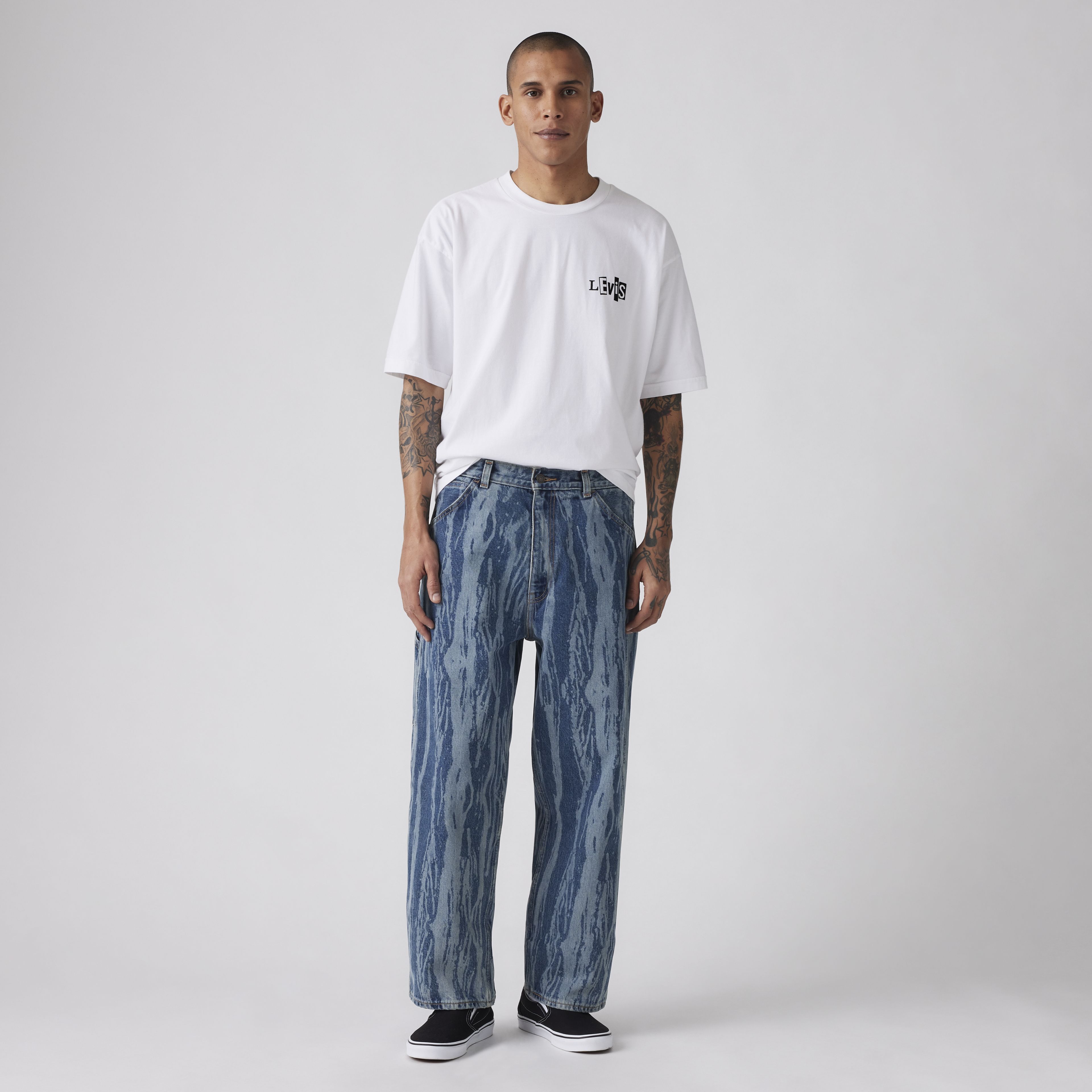 Skateboarding Cropped Carpenter Men's Jeans