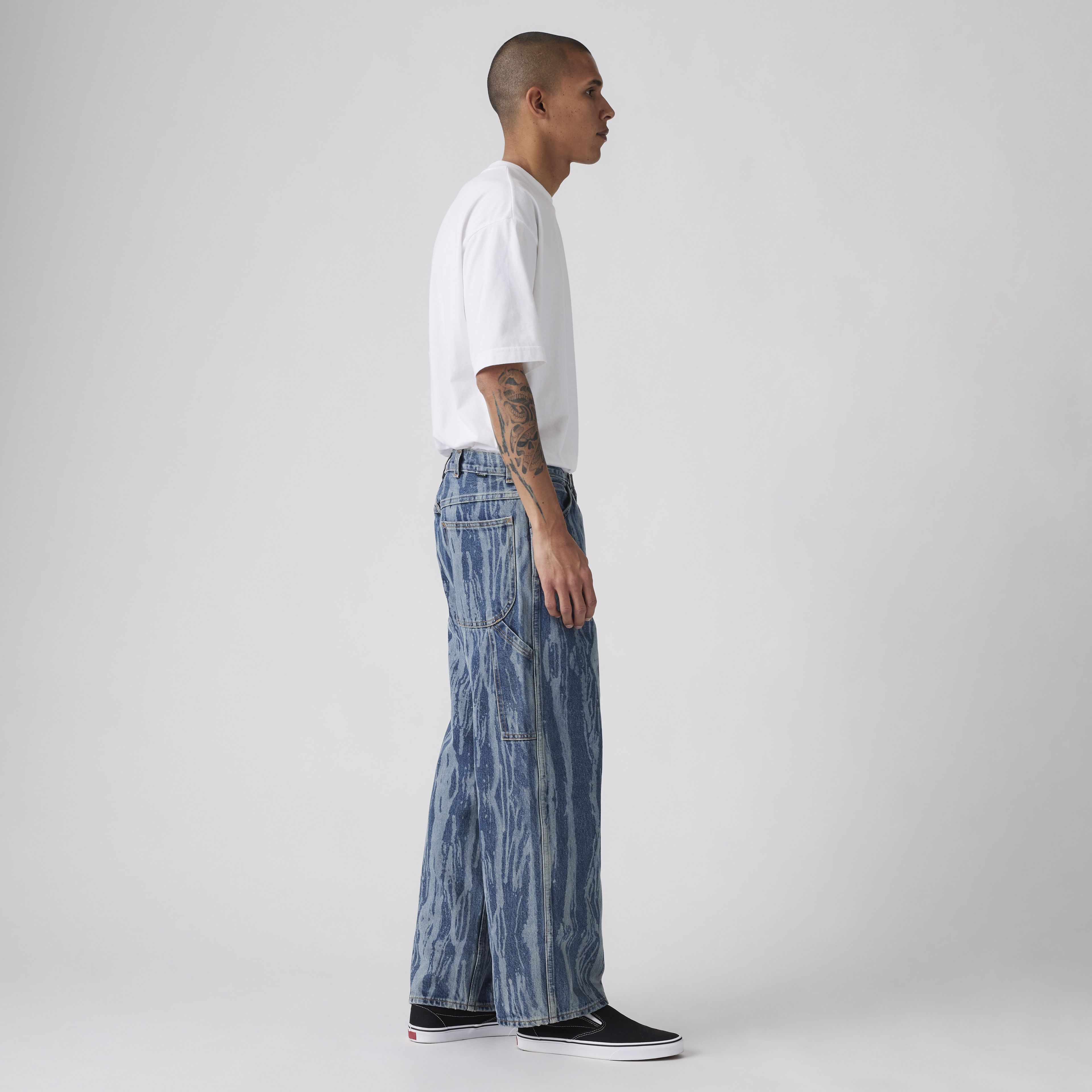 Skateboarding Cropped Carpenter Men's Jeans
