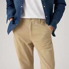 XX Chino Authentic Relaxed Men's Pants — Sand Khaki Auth Garment Dye - Tan 2