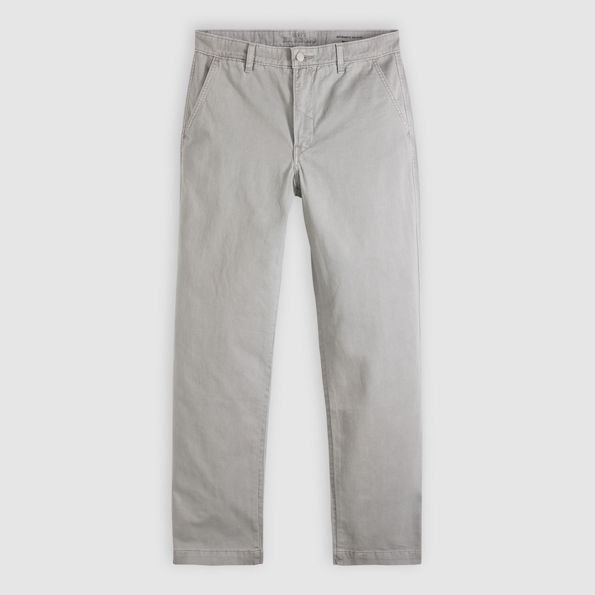 XX Chino Authentic Relaxed Men's Pants — Pebble Wash - Grey