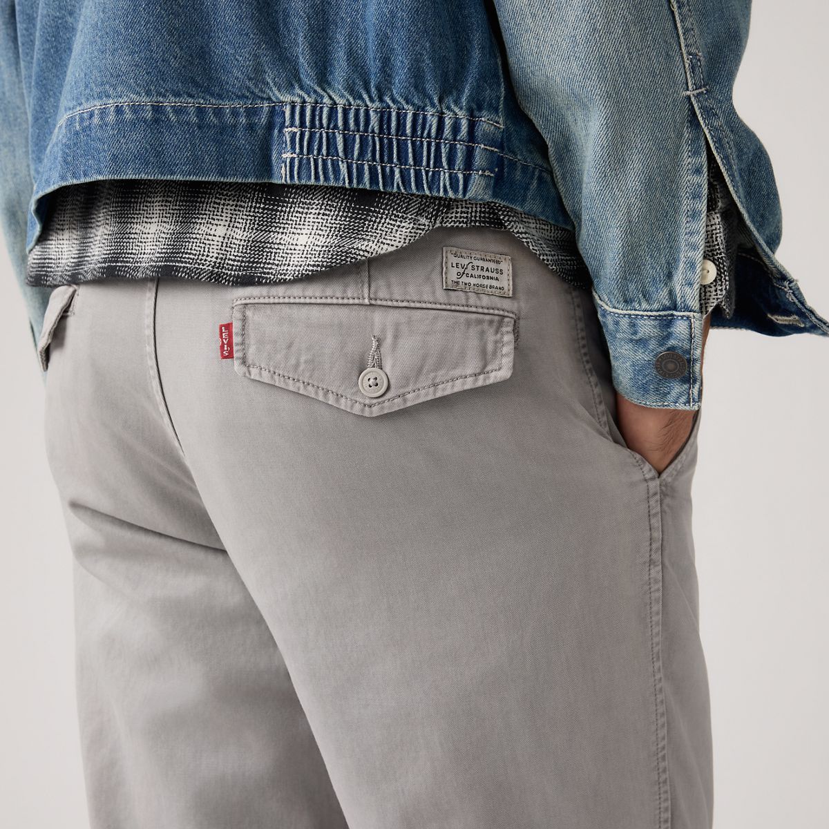 XX Chino Authentic Relaxed Men's Pants — Pebble Wash - Grey