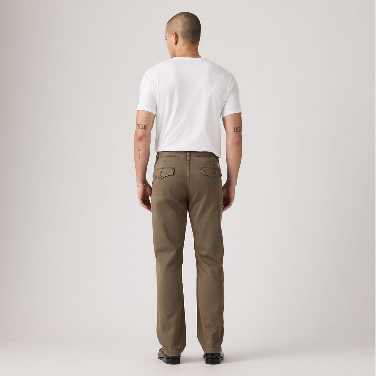 XX Chino Authentic Relaxed Men's Pants — Brown Wash - Brown