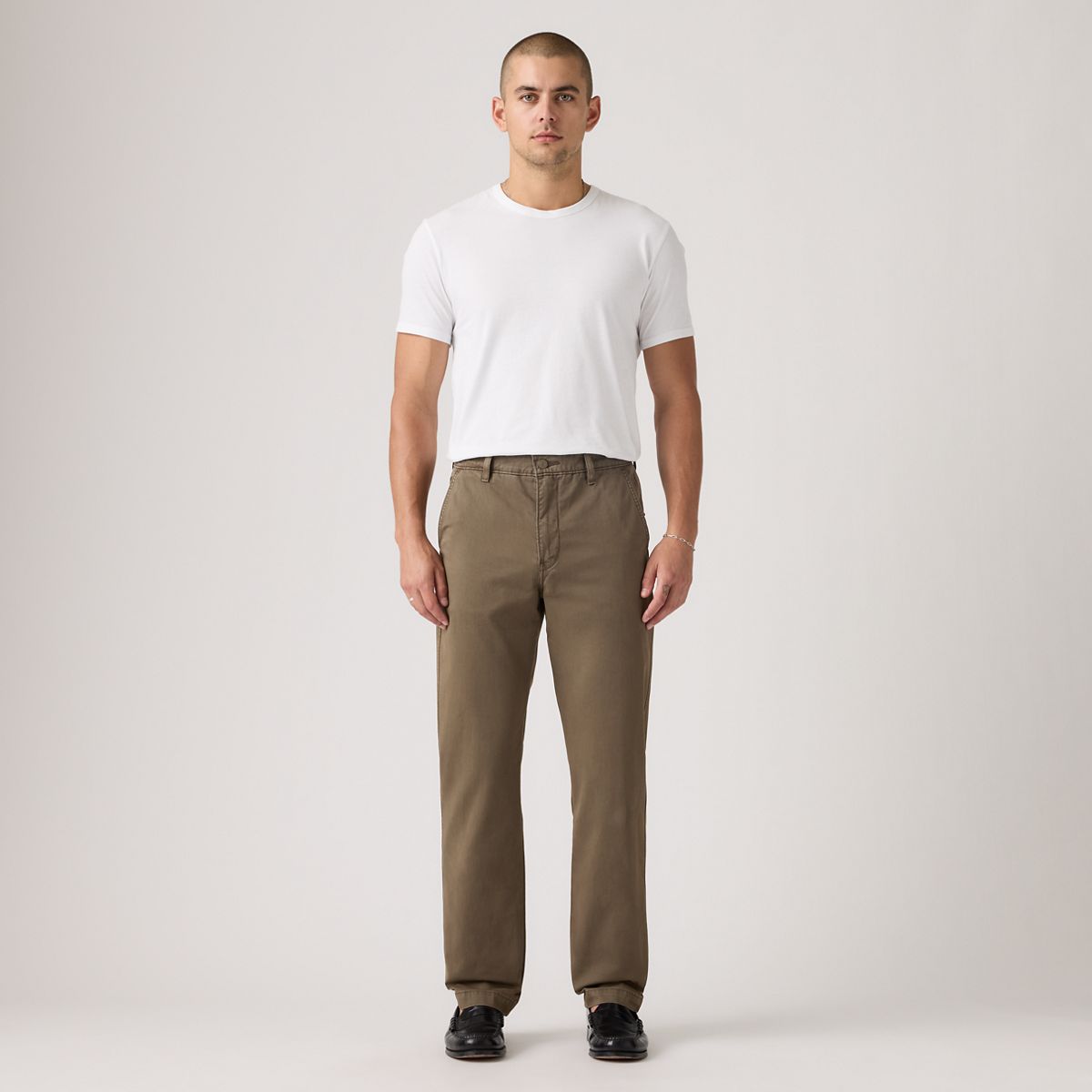 XX Chino Authentic Relaxed Men's Pants — Brown Wash - Brown