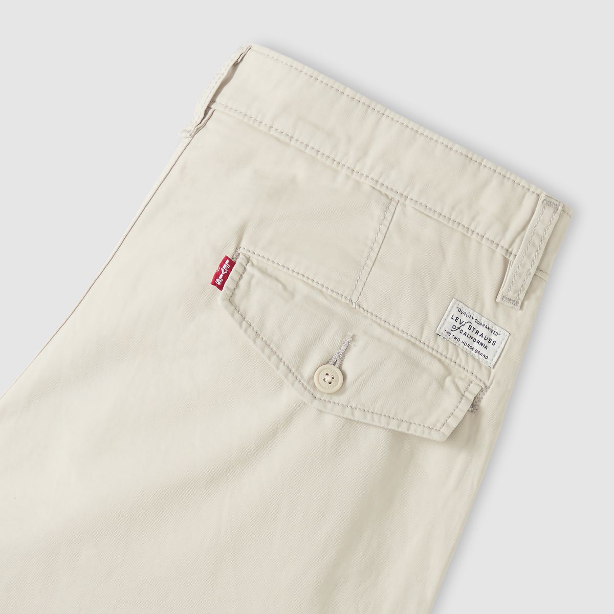 XX Chino Authentic Relaxed Lightweight Men's Pants — Pumice - White