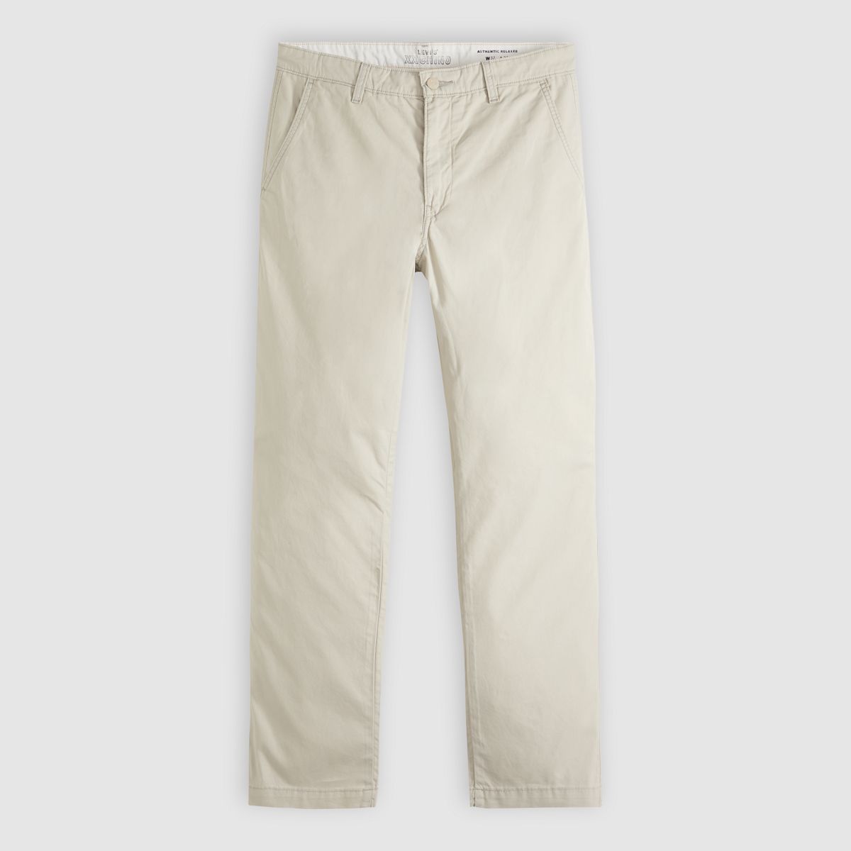 XX Chino Authentic Relaxed Lightweight Men's Pants — Pumice - White