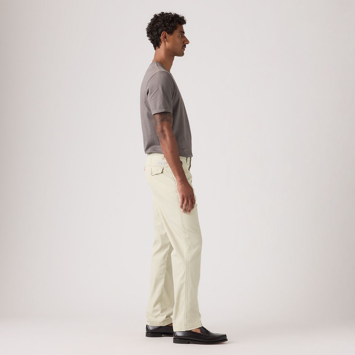 XX Chino Authentic Relaxed Lightweight Men's Pants — Pumice - White