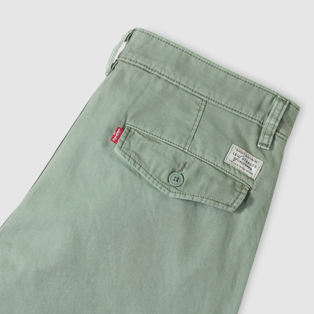 XX Chino Authentic Relaxed Lightweight Men's Pants — Olive Wash - Green