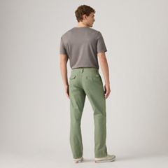 XX Chino Authentic Relaxed Lightweight Men's Pants — Olive Wash - Green 3