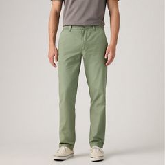 XX Chino Authentic Relaxed Lightweight Men's Pants — Olive Wash - Green 2