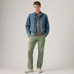 XX Chino Authentic Relaxed Lightweight Men's Pants — Olive Wash - Green 1
