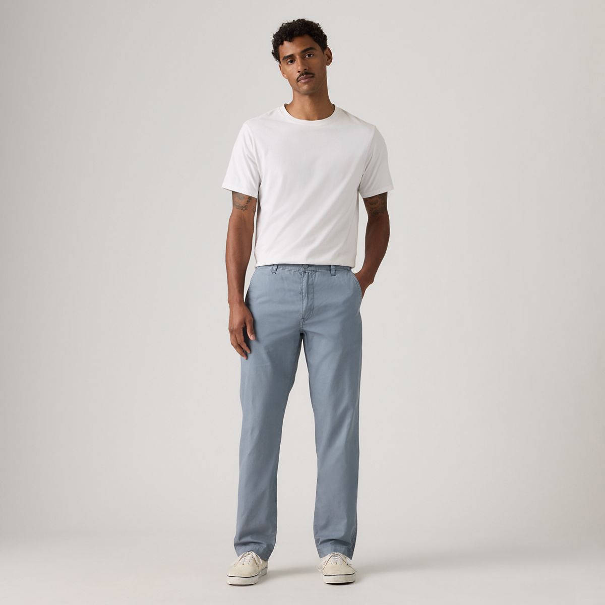 XX Chino Authentic Relaxed Lightweight Men's Pants — Kano Wash - Blue
