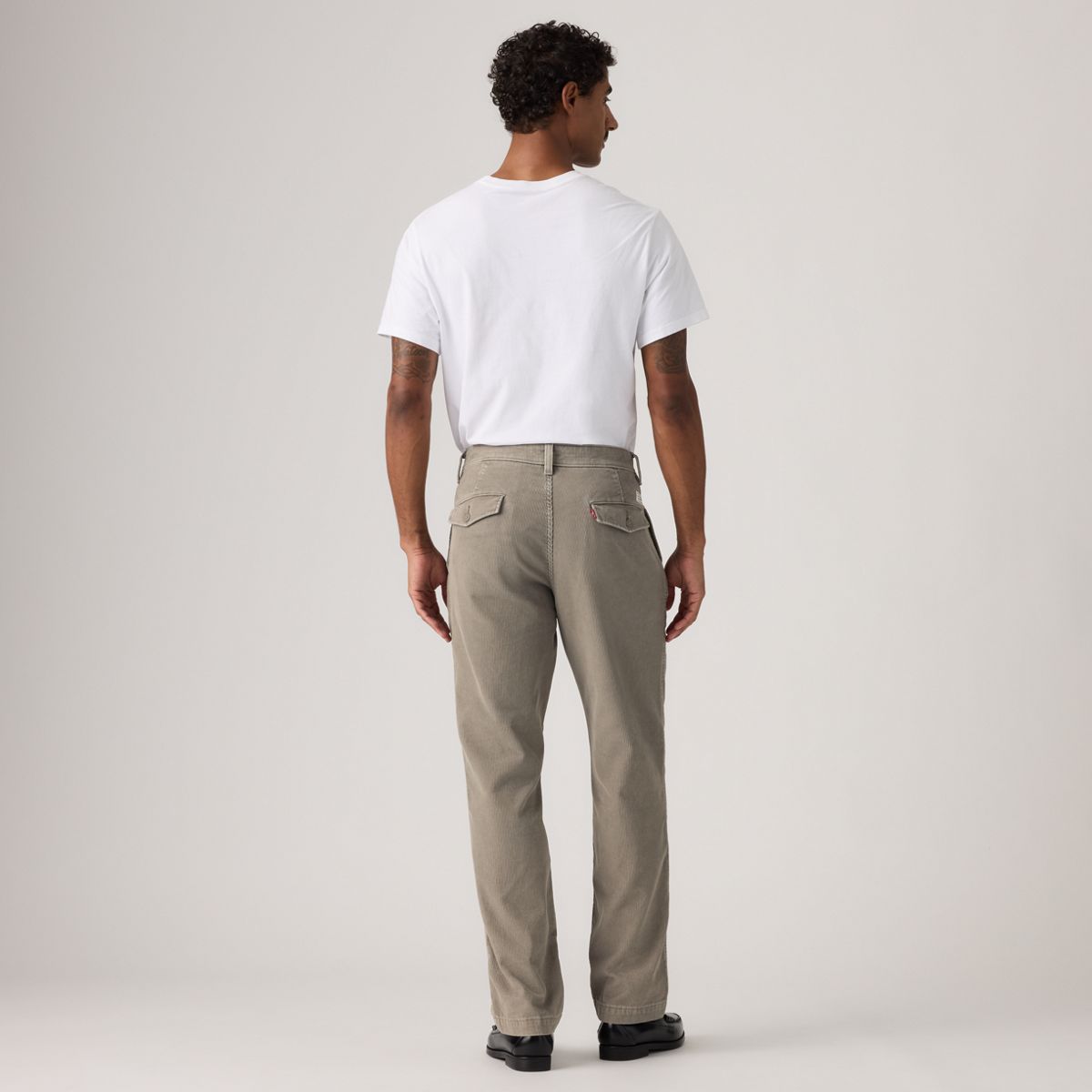 XX Chino Authentic Relaxed Corduroy Men's Pants — Smokey Taupe Corduroy - Grey