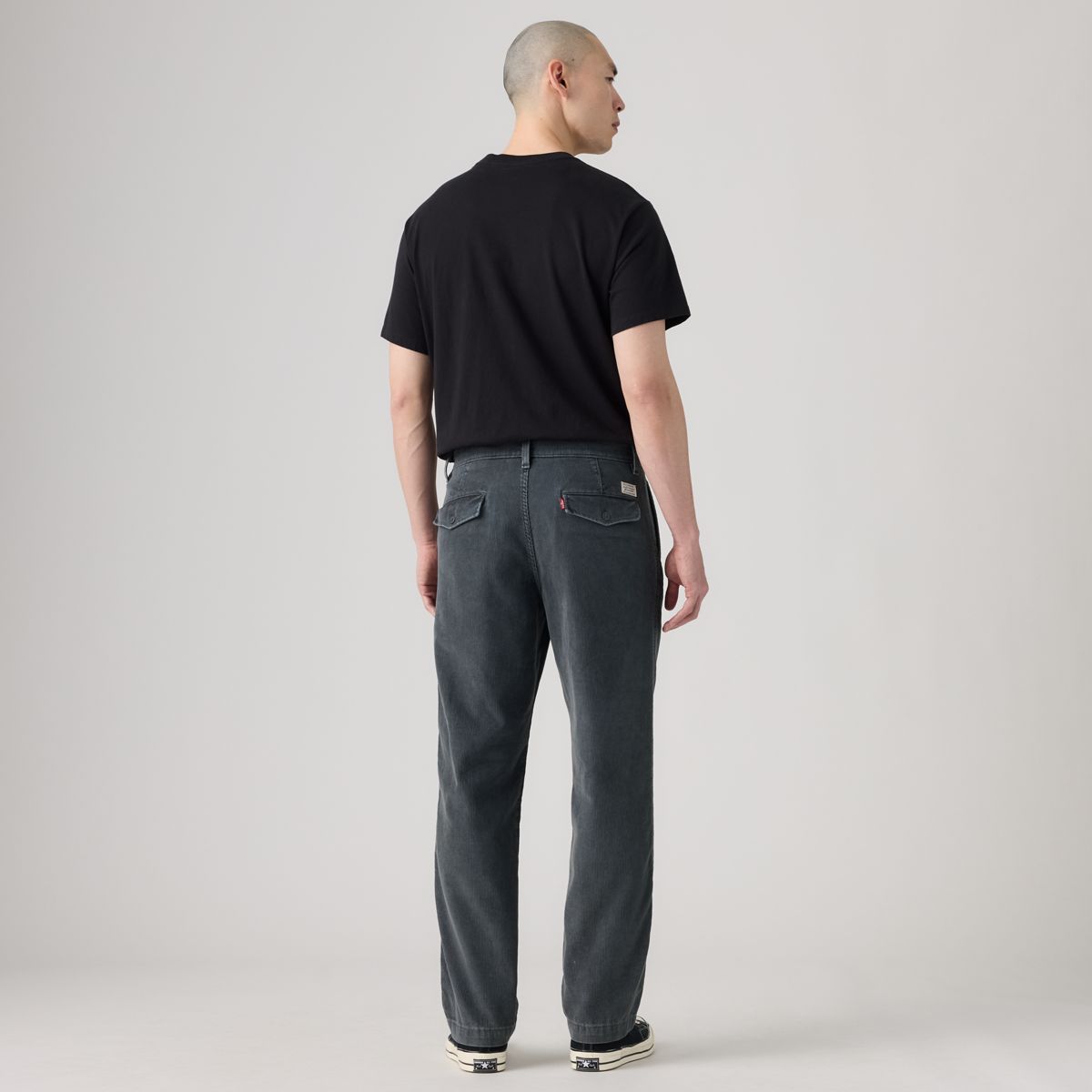 XX Chino Authentic Relaxed Corduroy Men's Pants — Ebony Corduroy - Blue
