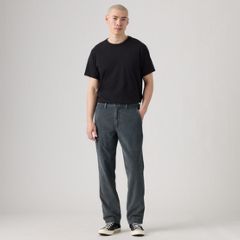 XX Chino Authentic Relaxed Corduroy Men's Pants — Ebony Corduroy - Blue 5