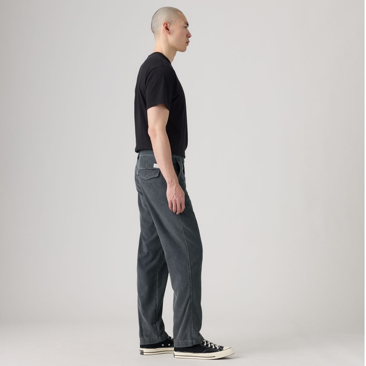 XX Chino Authentic Relaxed Corduroy Men's Pants — Ebony Corduroy - Blue