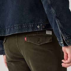 XX Chino Authentic Relaxed Corduroy Men's Pants — Komodo Green Corduroy - Green 2