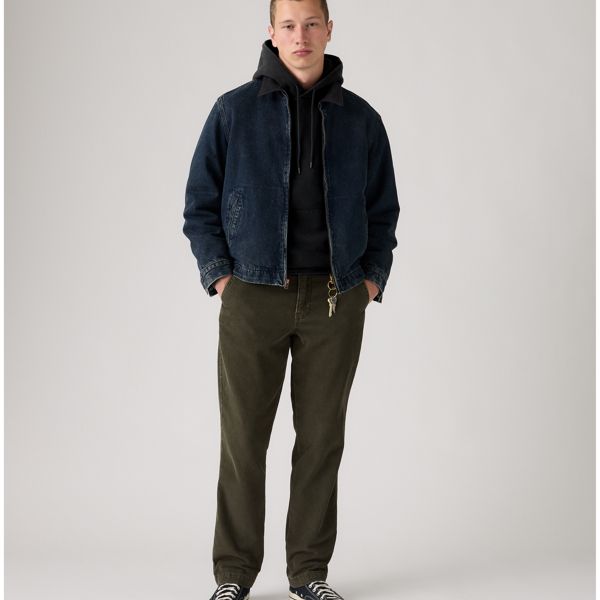 XX Chino Authentic Relaxed Corduroy Men's Pants — Komodo Green Corduroy - Green