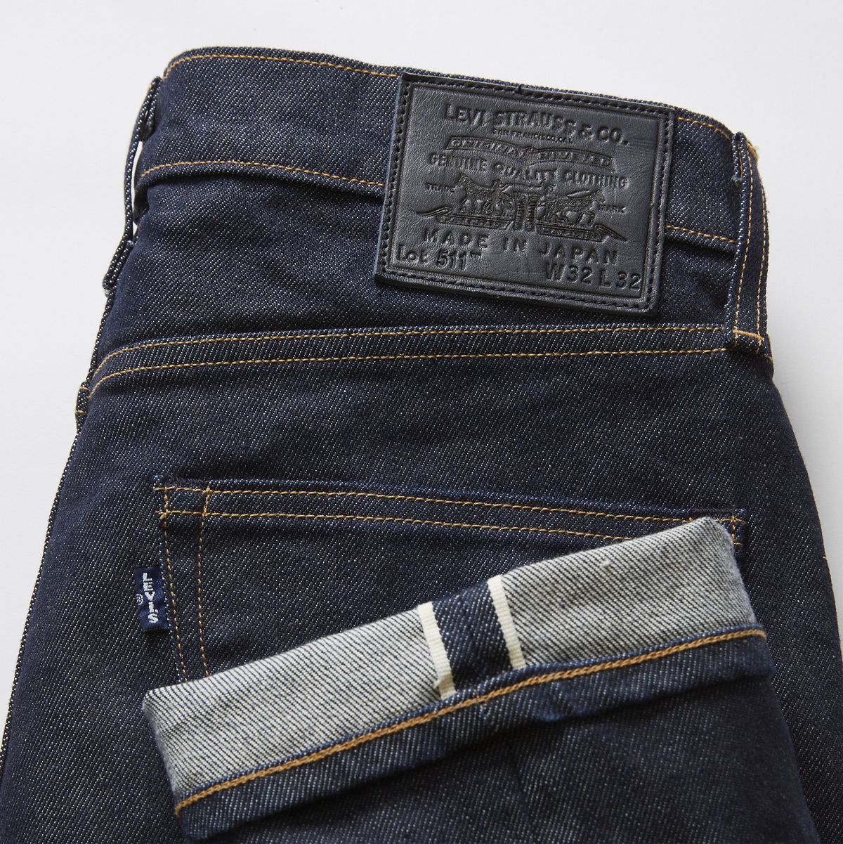 511™ Slim Selvedge Men's Jeans — Dark Rinse - Dark Wash
