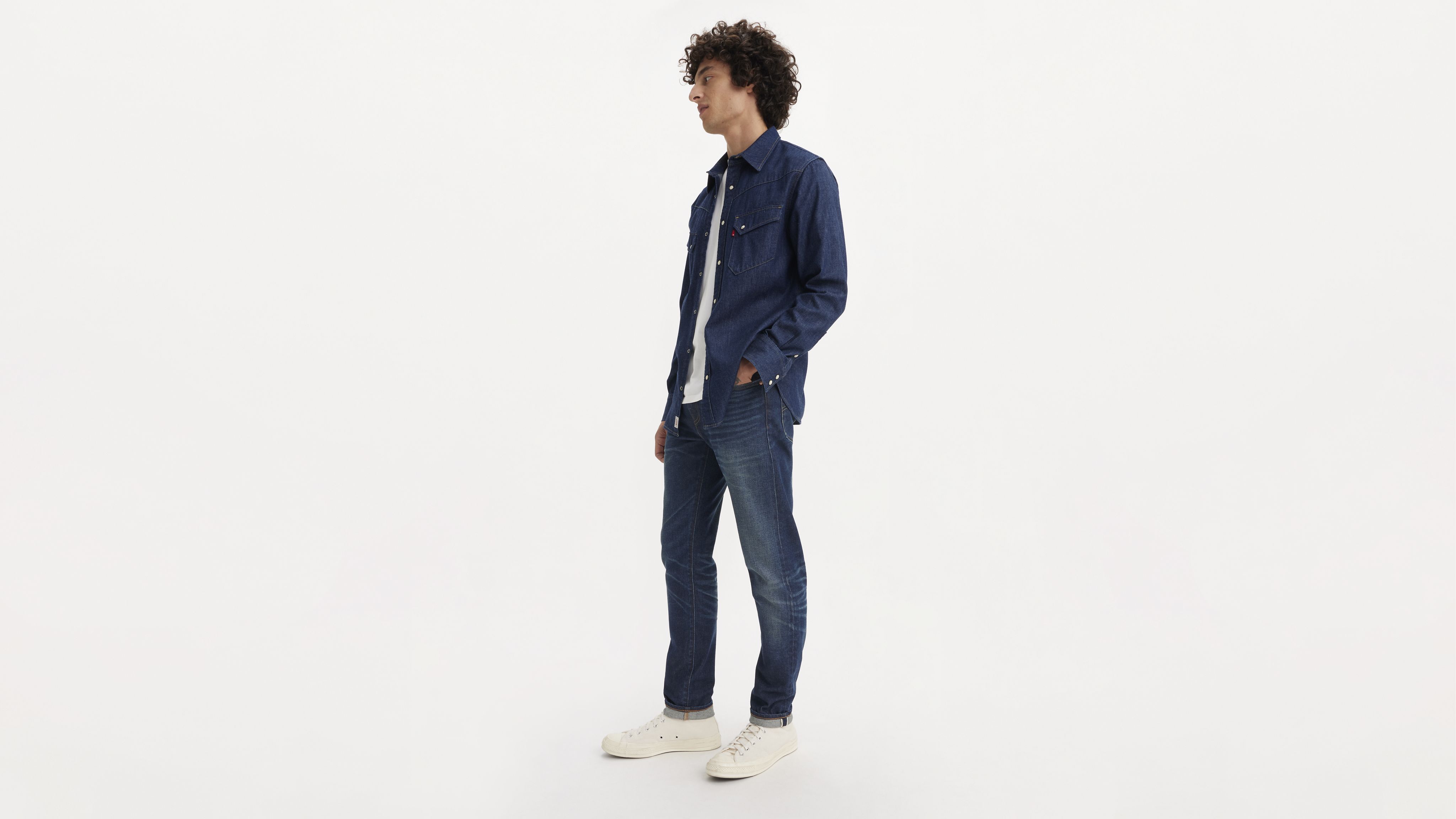 Levi’s® Men’s Selvedge 512™ Slim Taper Jeans 1