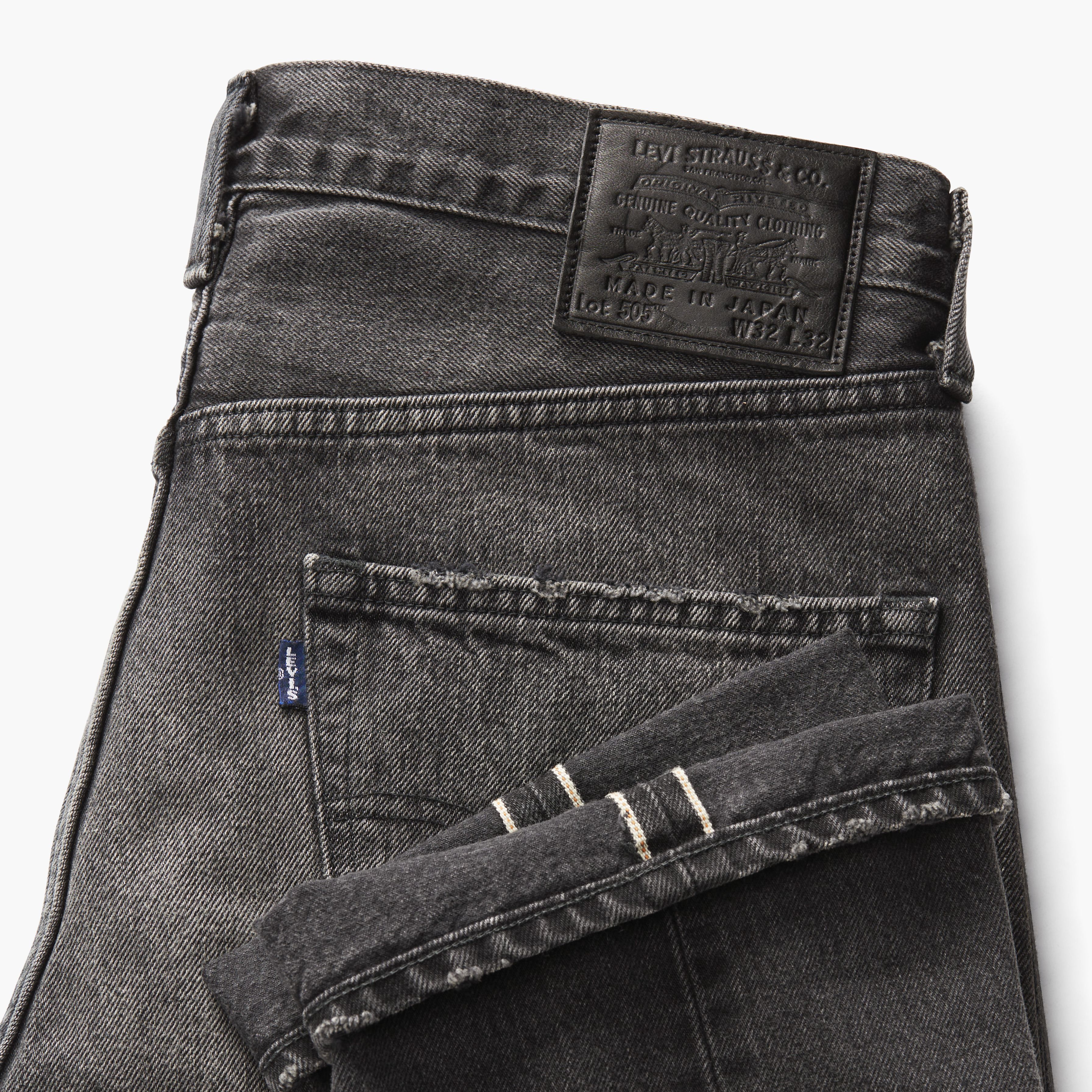 Levi's® Men's Made In Japan 505™ Jeans - Black | Levi's® US