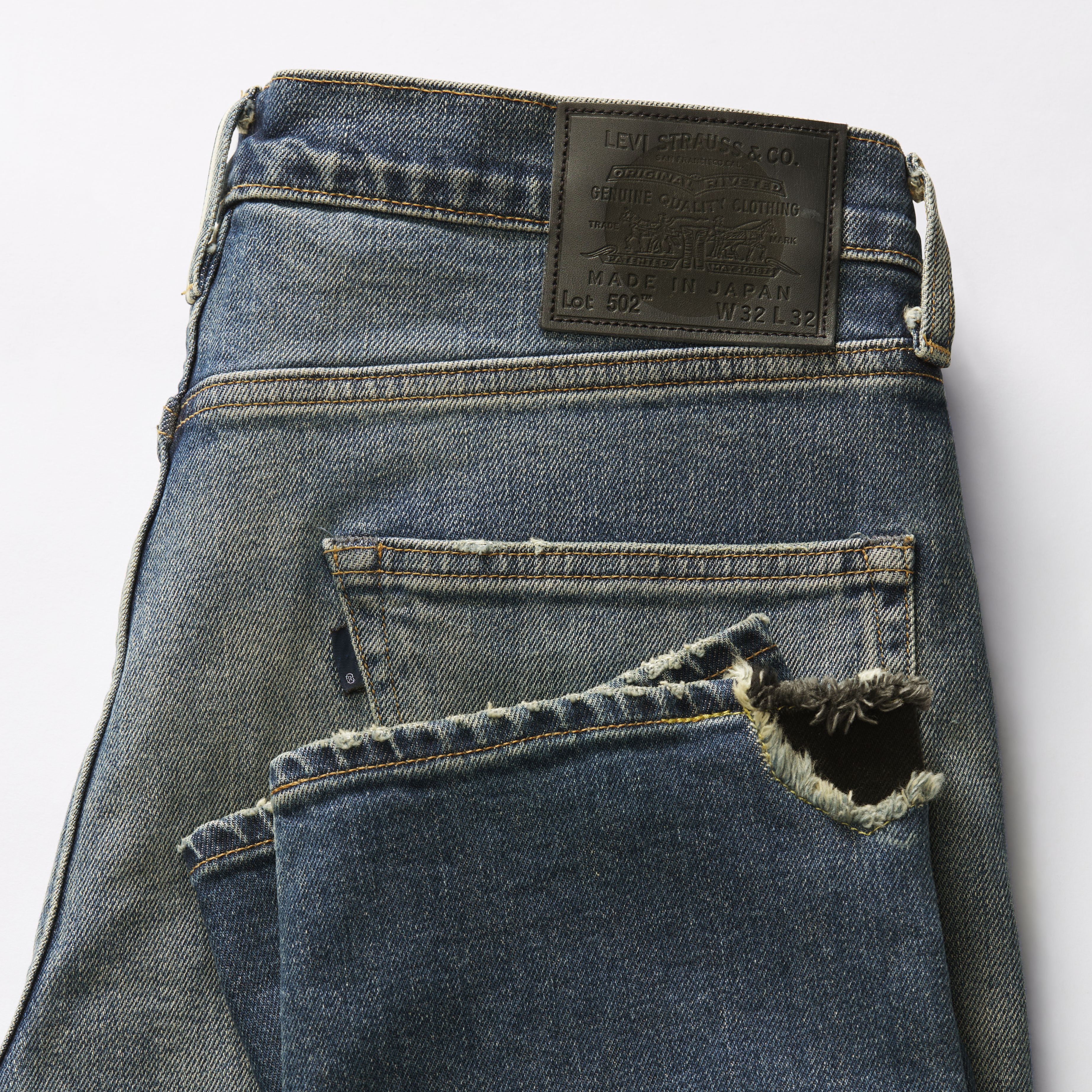 Japanese Selvedge 502™ Taper Fit Men's Jeans 8