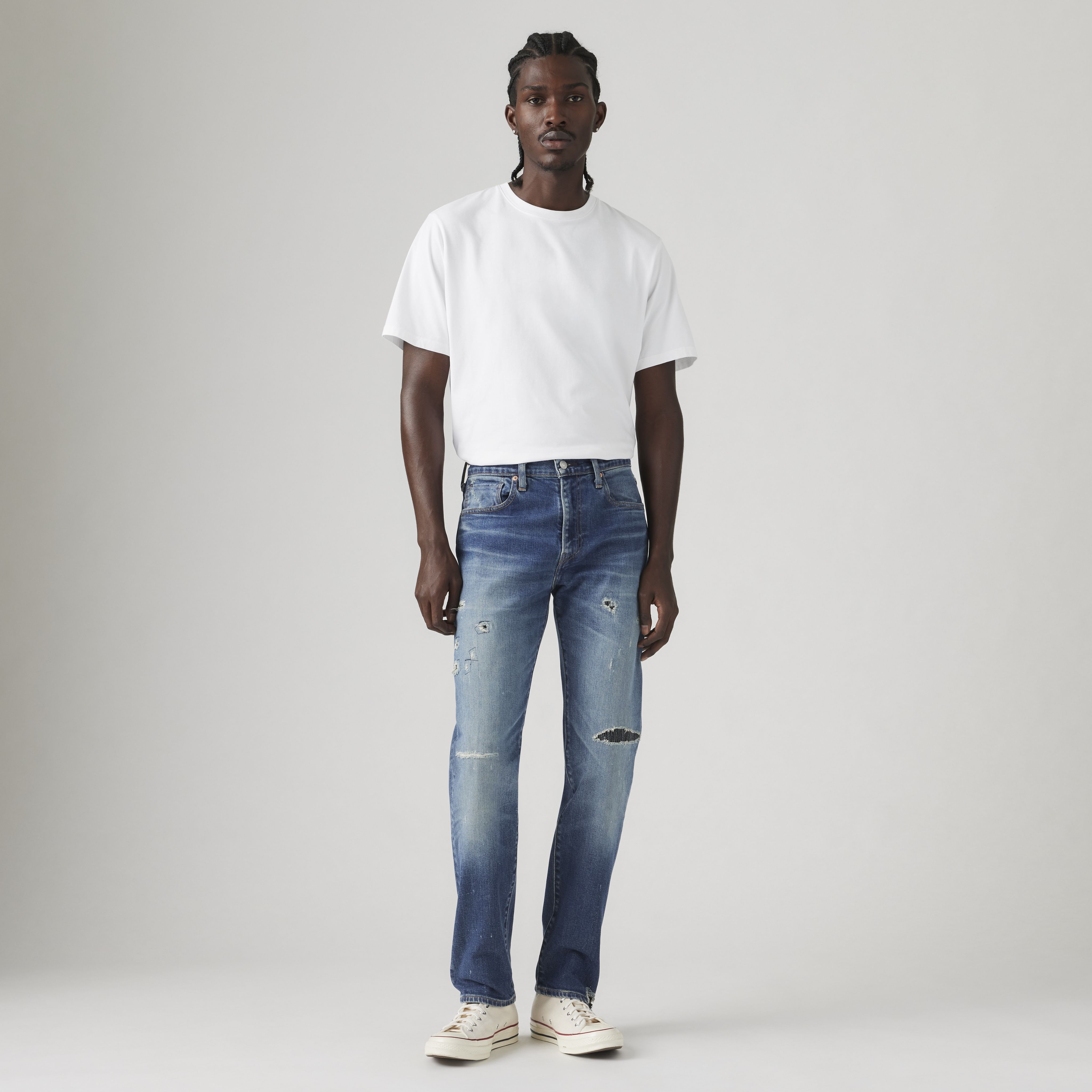 Japanese Selvedge 502™ Taper Fit Men's Jeans - Medium Wash