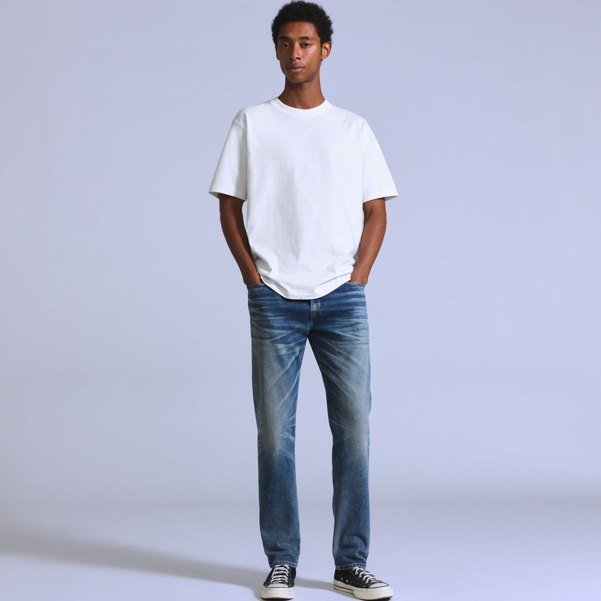 502™ Taper Selvedge Men's Jeans — Ripple - Medium Wash