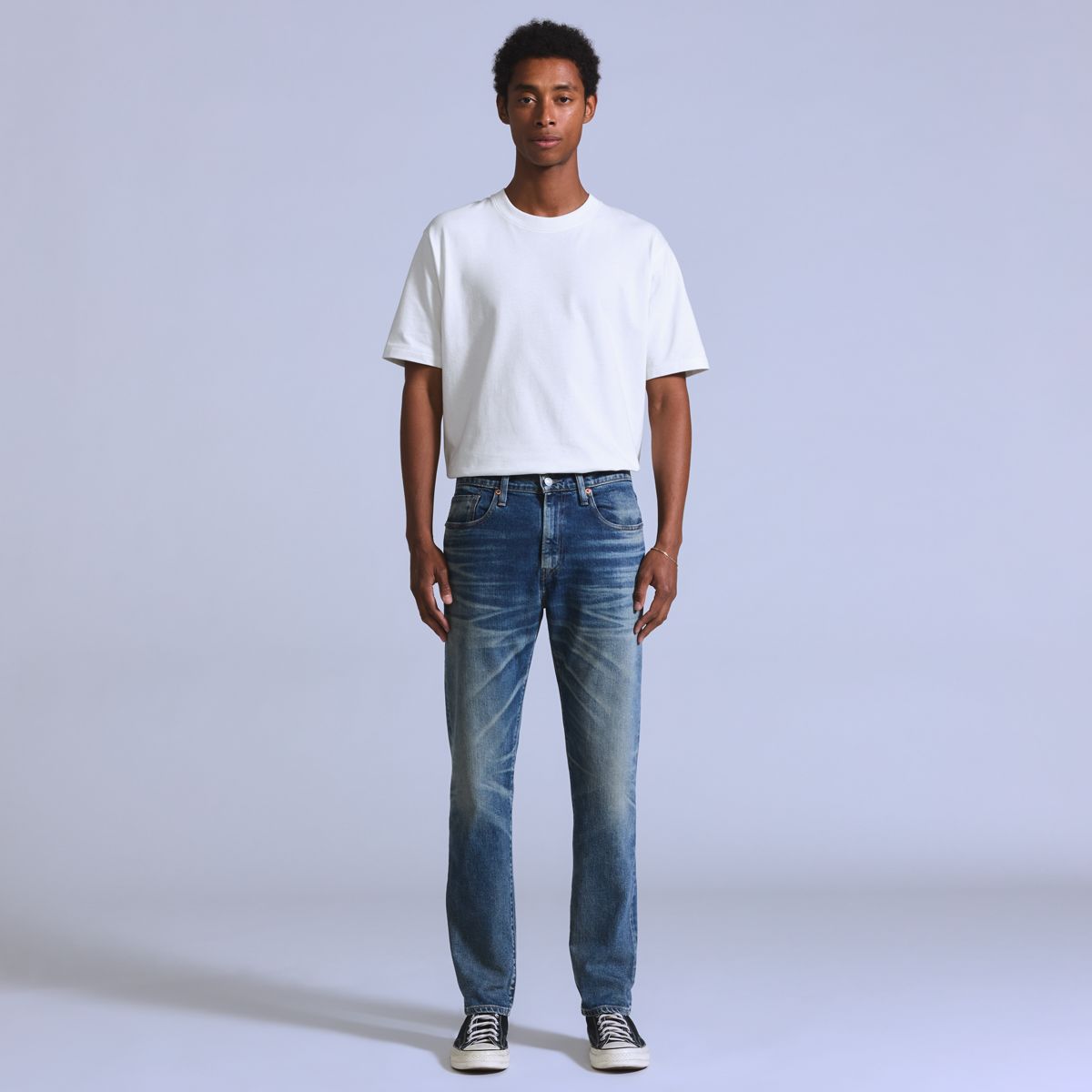502™ Taper Selvedge Men's Jeans — Ripple - Medium Wash