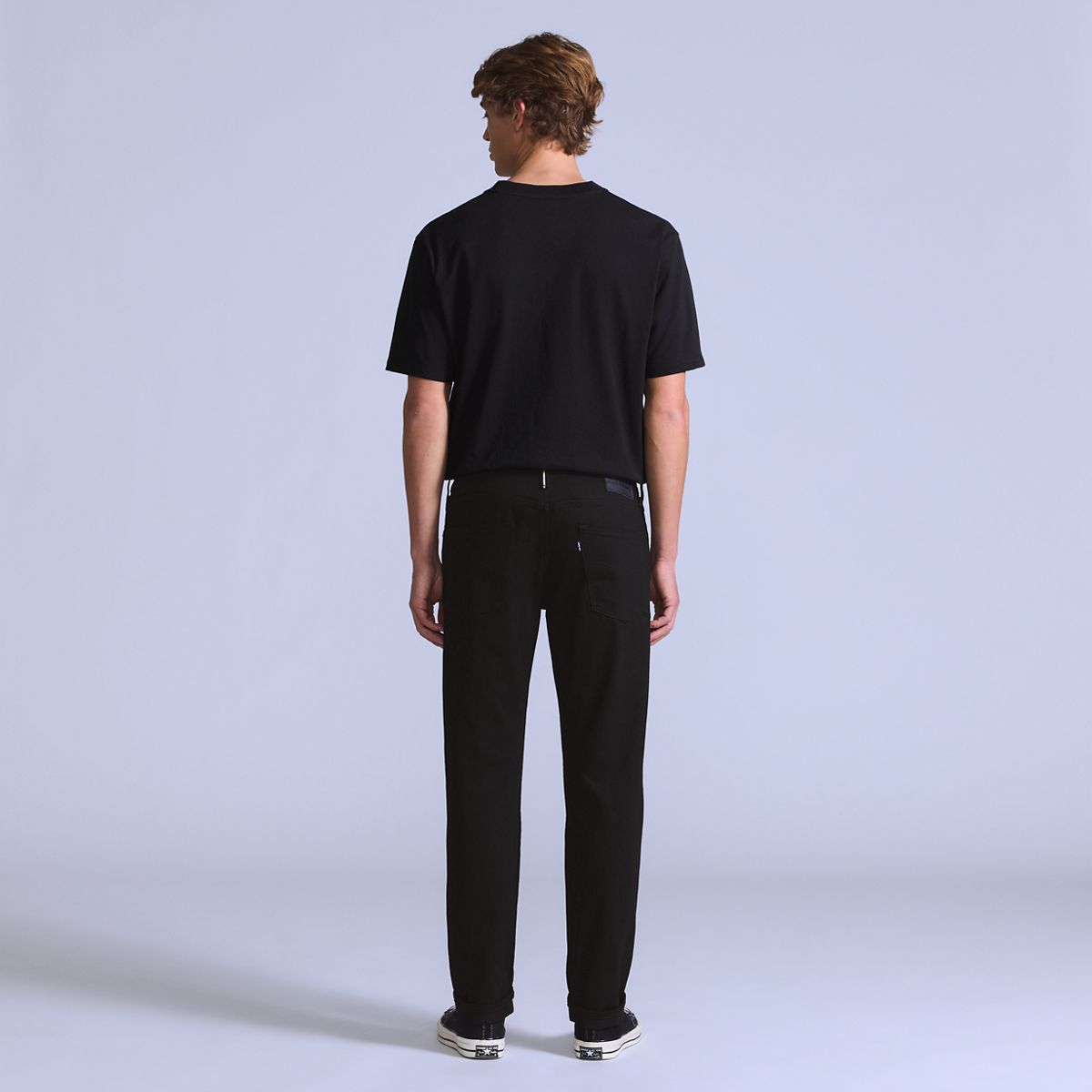 502™ Taper Selvedge Men's Jeans — One Wash Black - Black