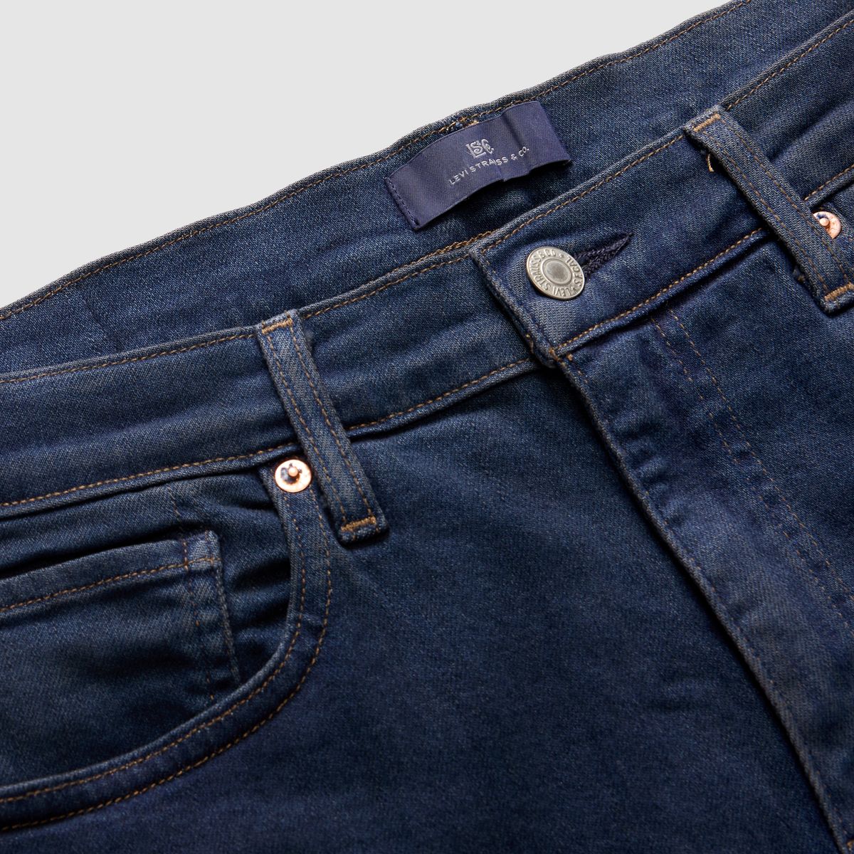 502™ Taper Selvedge Men's Jeans — Barren - Dark Wash