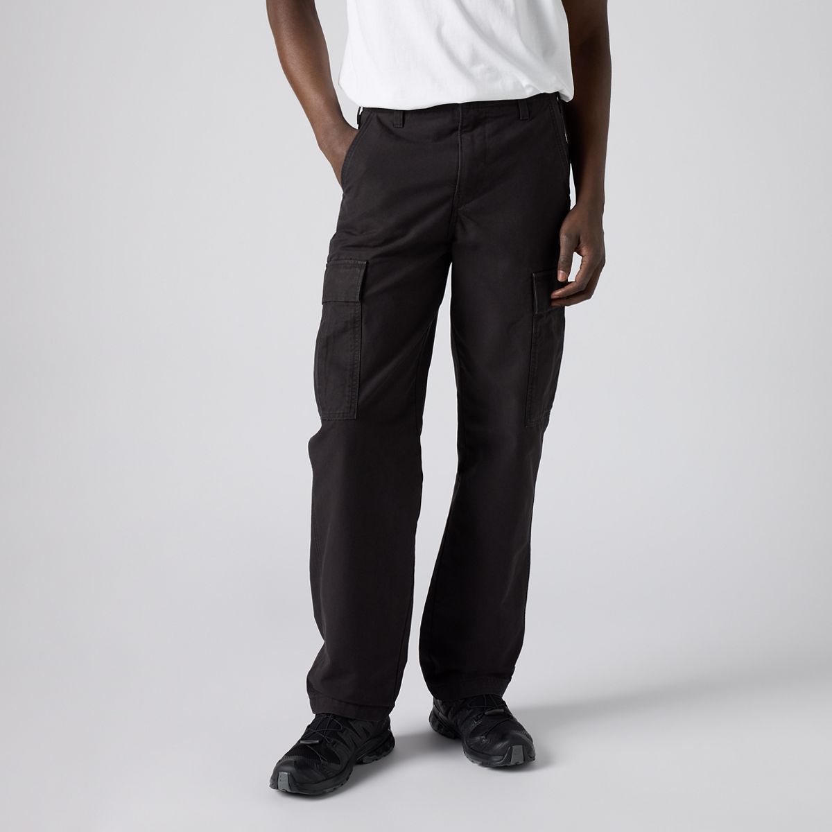 XX Cargo Straight Men's Pants — Meteorite Canvas - Black