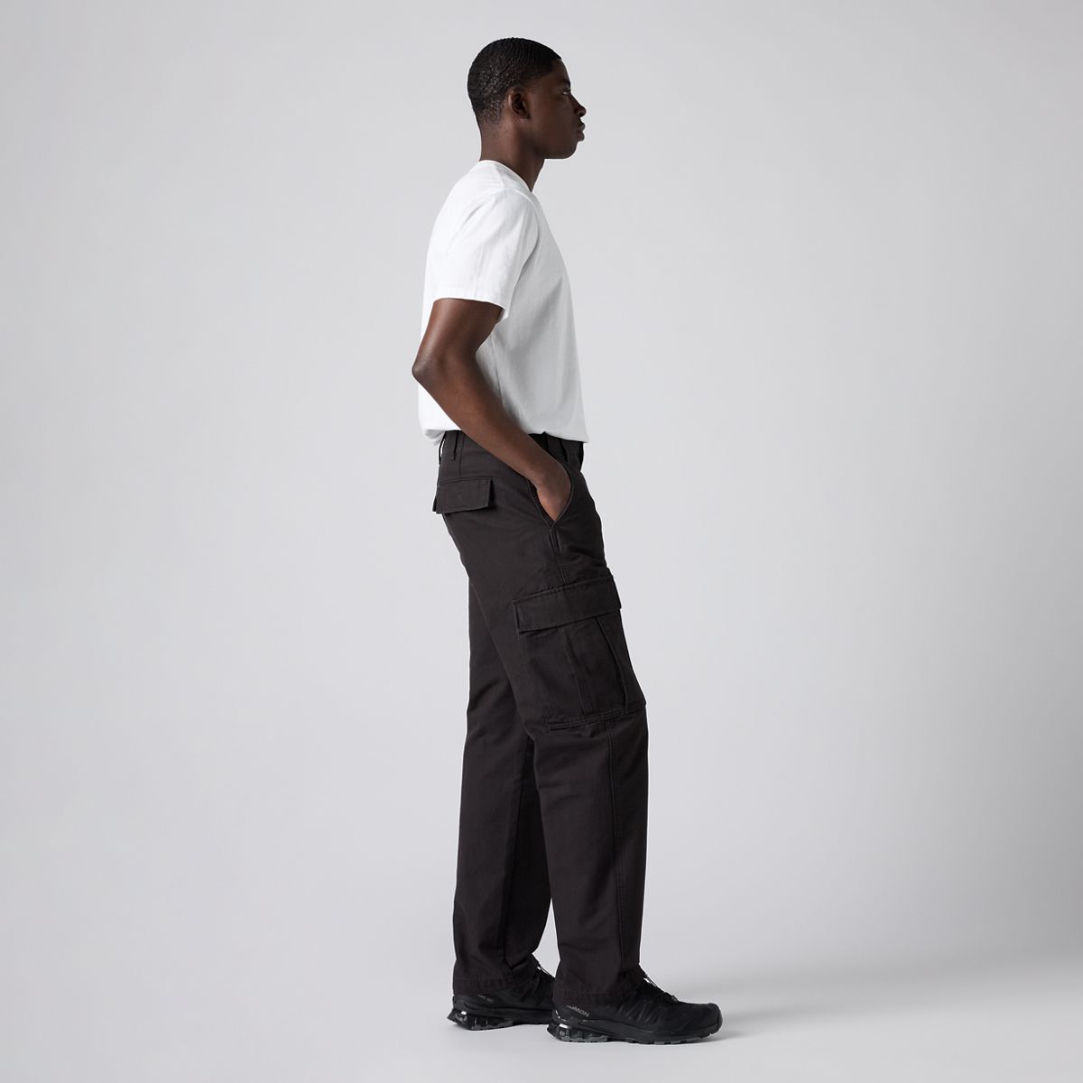 XX Cargo Straight Men's Pants — Meteorite Canvas - Black
