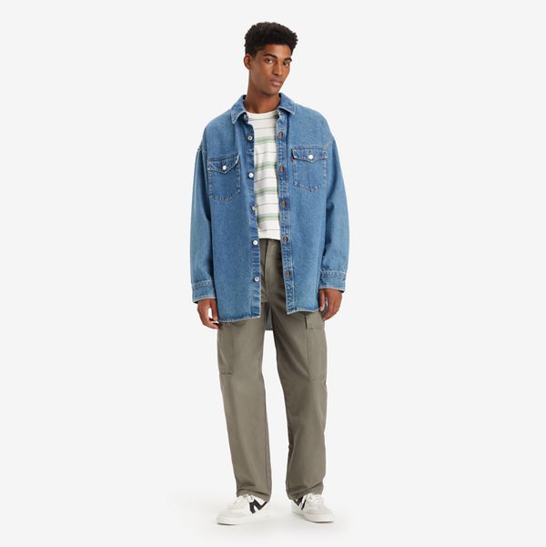 XX Cargo Straight Men's Pants — Smokey Olive - Brown - Non-Stretch