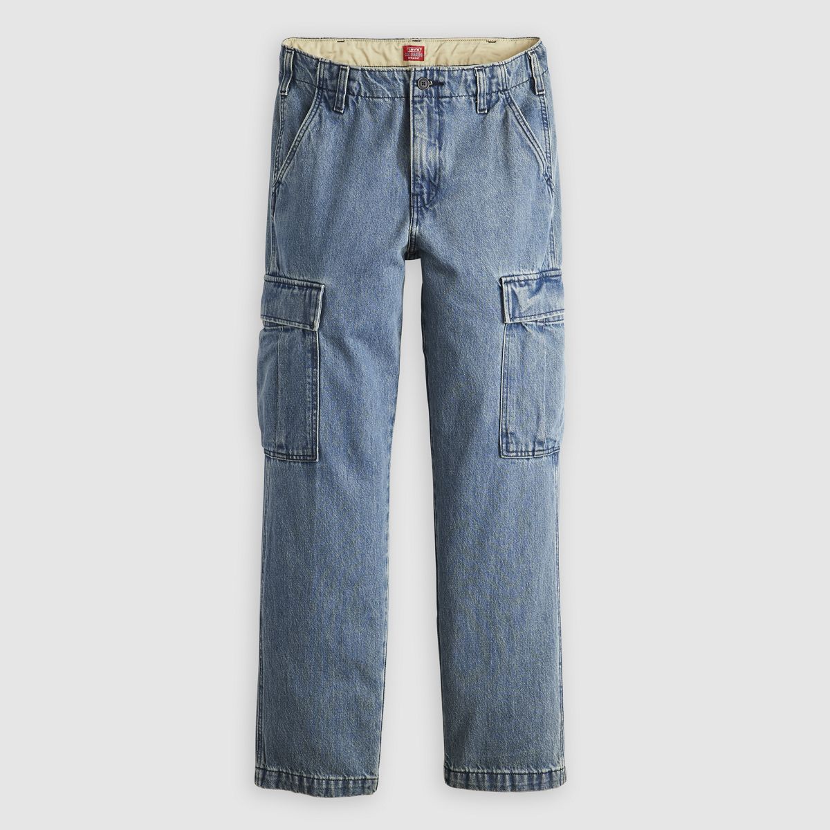 XX Cargo Straight Men's Pants — Surplus Baggage - Medium Wash - Non-Stretch