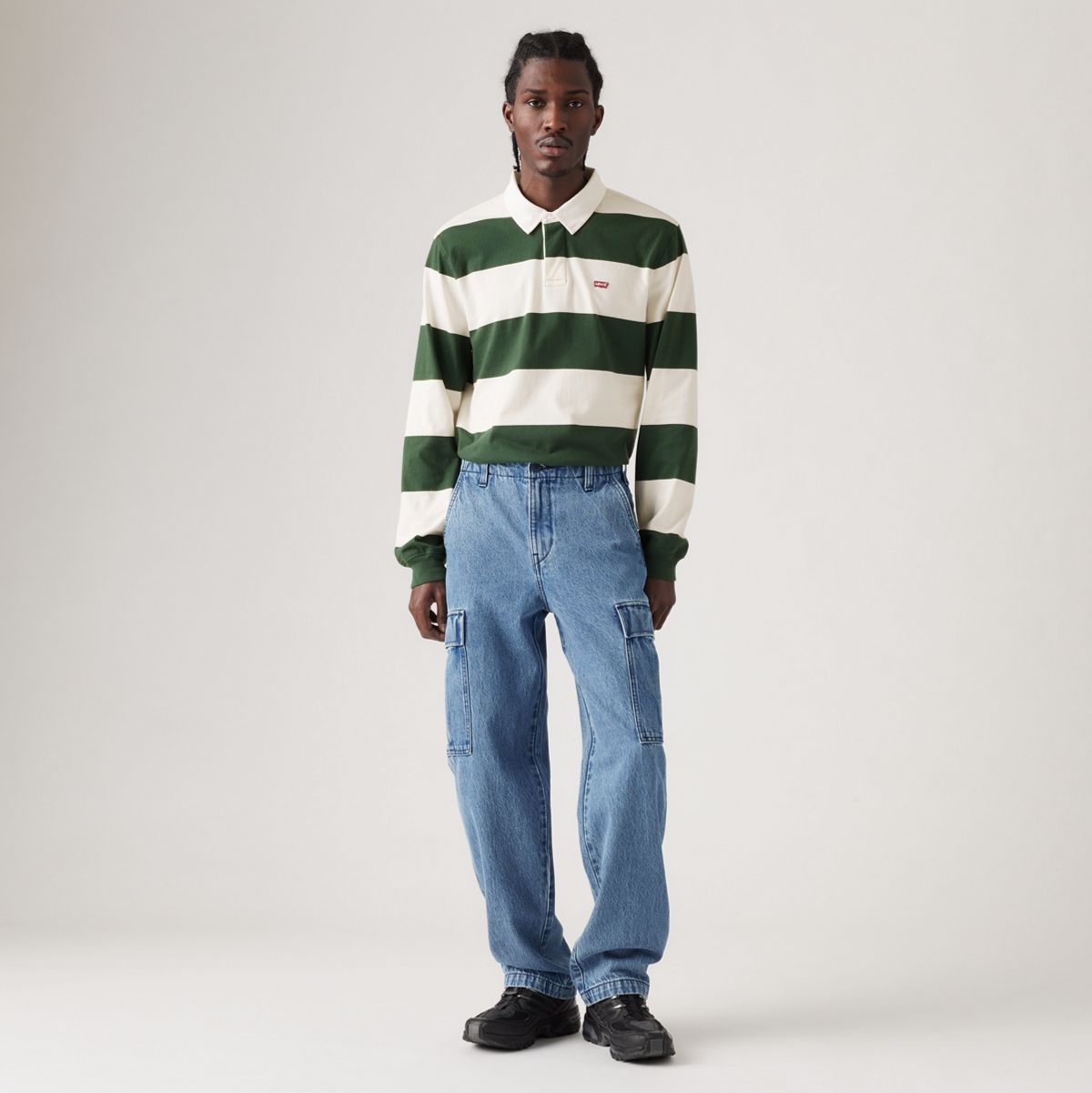 XX Cargo Straight Men's Pants — Surplus Baggage - Medium Wash - Non-Stretch