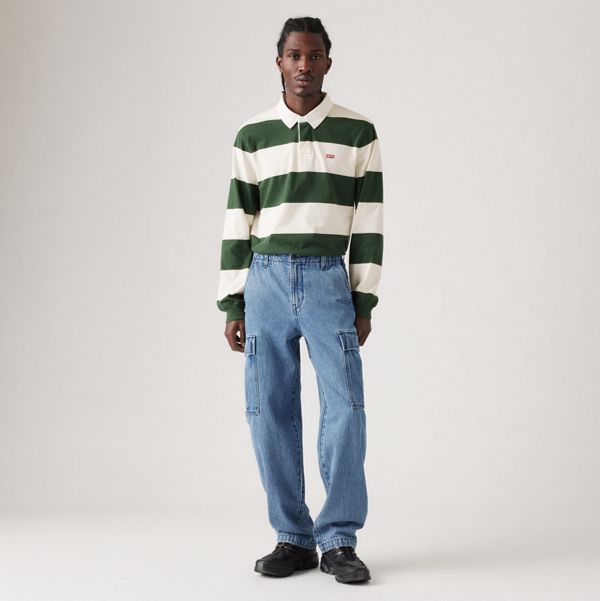 XX Cargo Straight Men's Pants — Surplus Baggage - Medium Wash - Non-Stretch