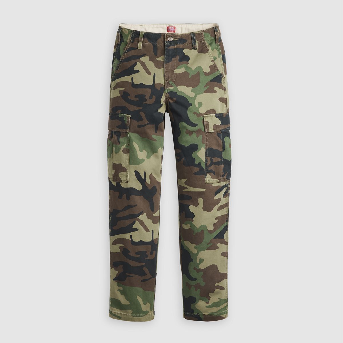 XX Cargo Straight Men's Pants — Demitasse Phalarope Camo - Green