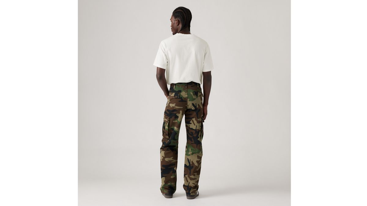 XX Cargo Straight Men's Pants — Demitasse Phalarope Camo - Green