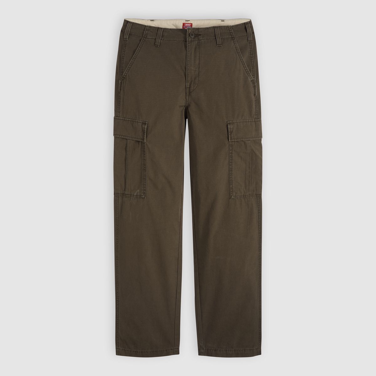XX Cargo Straight Men's Pants — Coffee - Brown